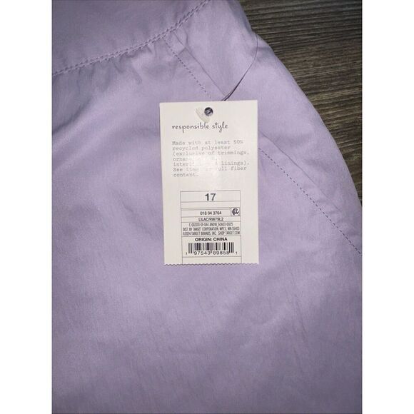 Women's High-Rise Parachute Pants - A New Day Lavender Size 17. NWT. 16 - Picture 14 of 14